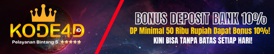 bonus deposit slot 10% tanpa batas